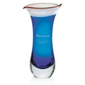 Jaffa  Blue Art Glass Calla Lily Award